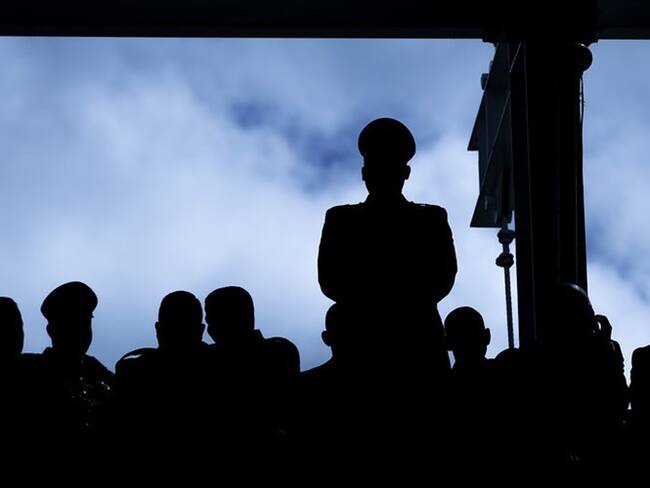 Un juez de Bogotá condenó al sargento Guillermo Alberto Unigarro, por el homicidio del teniente de la Policía Mario Vianey Gamboa Murcia. Foto: Colprensa / DIEGO PINEDA