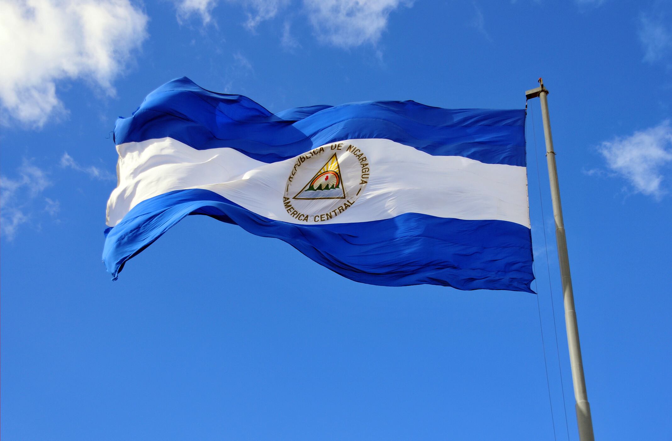 Imagen de referencia bandera de Nicaragua. foto: Getty Images
