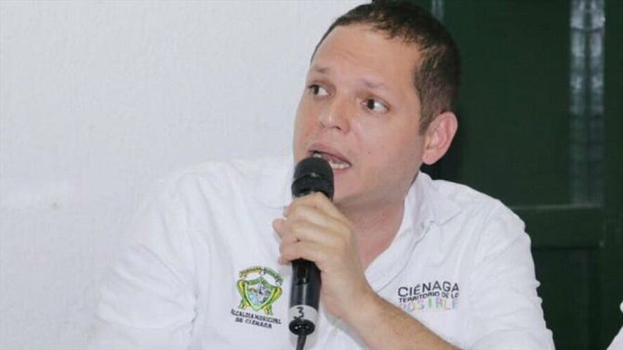Edgardo Pérez, alcalde de Ciénaga. Foto: Ian Farouk Simmonds