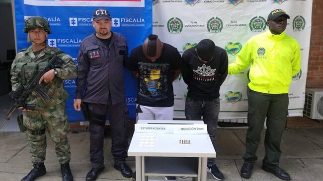 Según inteligencia militar, eran los encargados de controlar las zonas para la comercialización y distribución de estupefacientes . Foto: Ejército