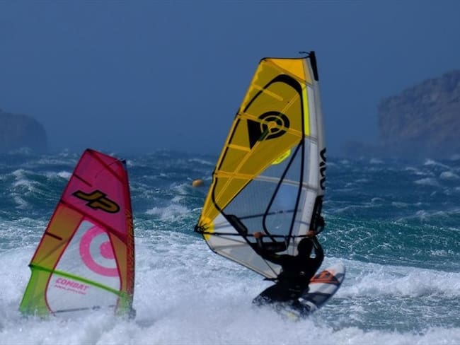 La competencia atrae a más de 100 deportistas de windsurf y kitesurf del Caribe, Estados Unidos, Europa y América Latina.. Foto: Getty Images