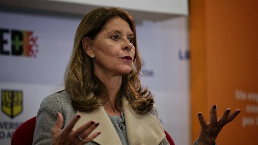 La vicepresidenta Marta Lucía Ramírez presentó ante la Mesa Técnica Anticorrupción su propuesta de proyecto de ley que aborda varios temas discutidos en esta instancia. Foto: Colprensa