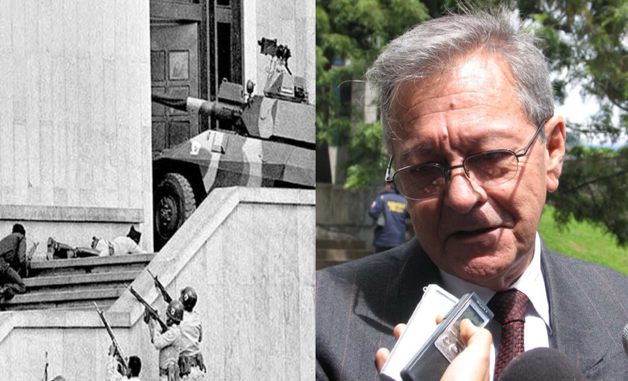 Retoma al Palacio de Justicia y el general (r) Jesús Armando Arias Cabrales. Foto: Suministrada.