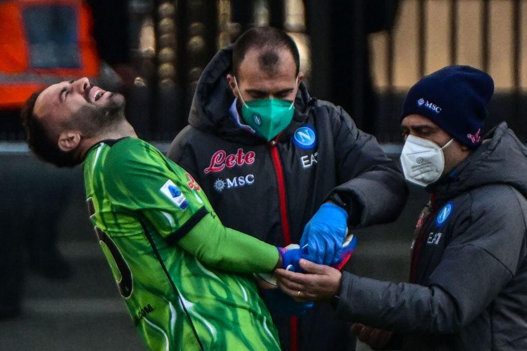 Portero colombiano David Ospina (Photo by Miguel MEDINA / AFP) (Photo by MIGUEL MEDINA/AFP via Getty Images)