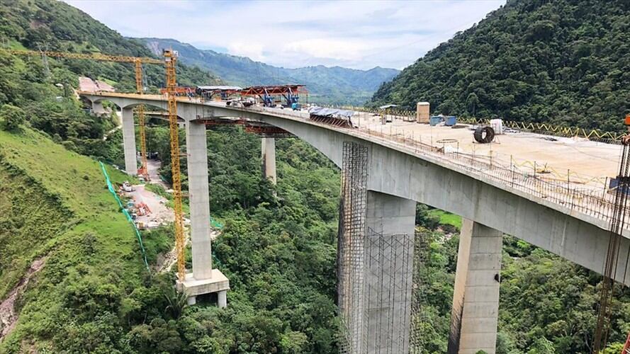 Coviandes informó sobre la definición de una solución final para la construcción del nuevo viaducto Chirajara. Foto: Colprensa / ANI