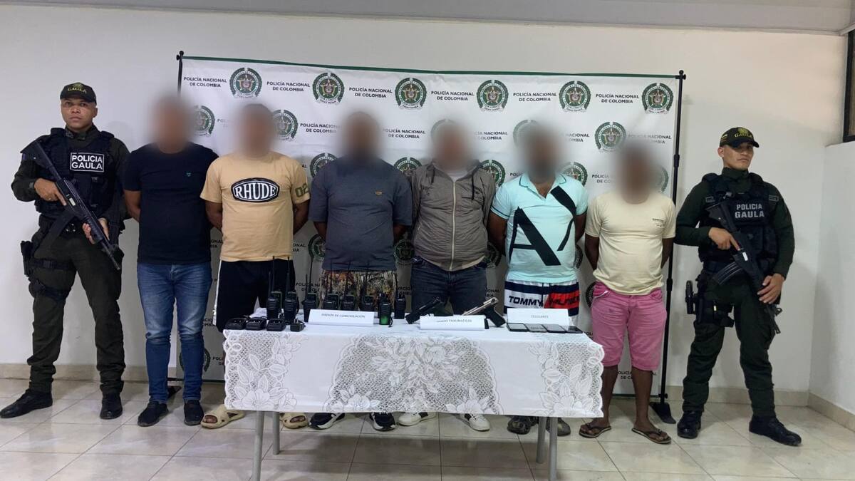 Montería: Policía advierte que capturados en invasión serían miembros del Clan del Golfo