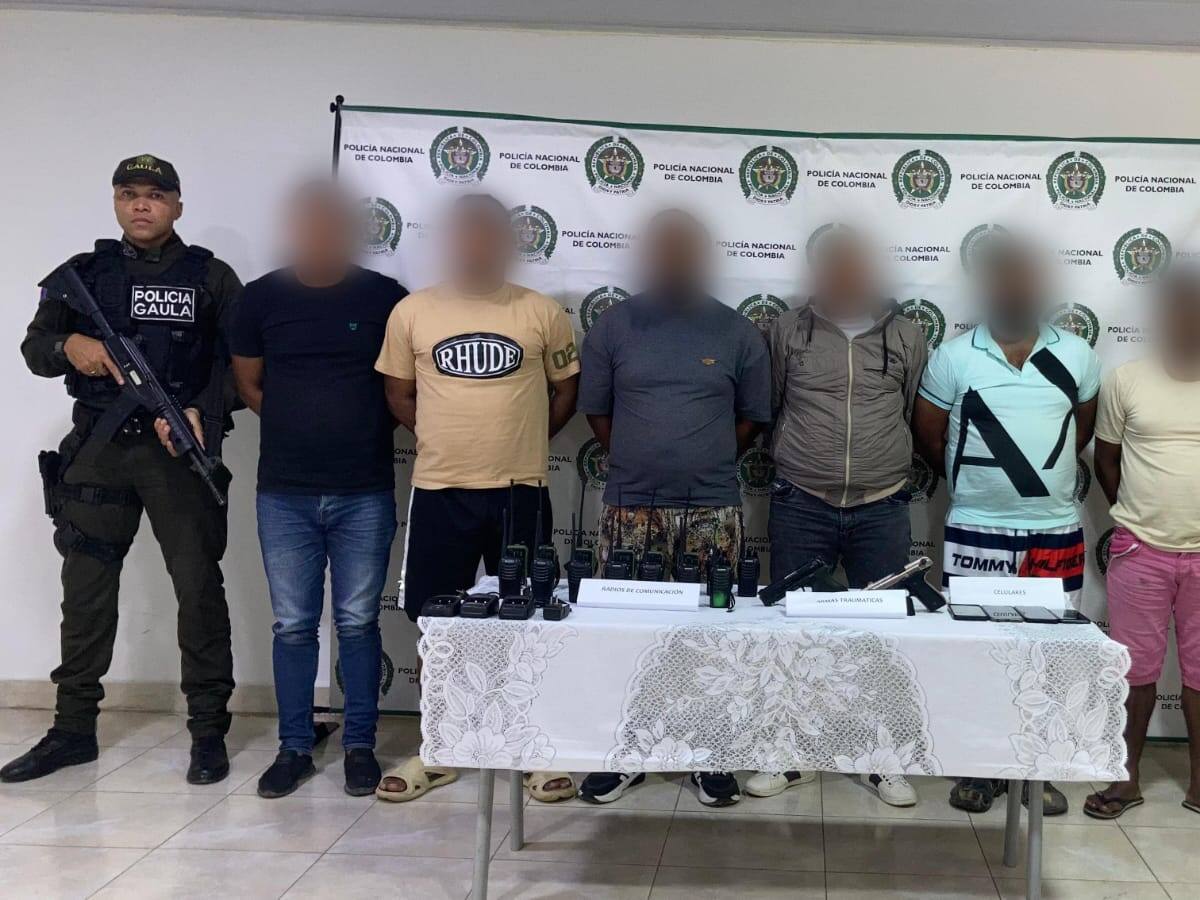 Montería: Policía advierte que capturados en invasión serían miembros del Clan del Golfo