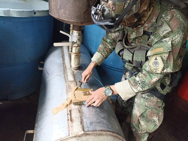 Ejército destruyó laboratorios de cocaína | Foto: Ejército Nacional