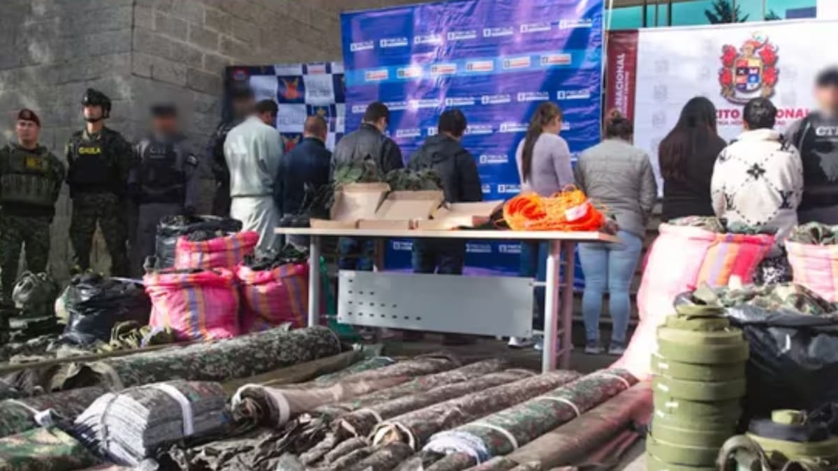 Desarticulada red de tráfico de armas y explosivos en Bogotá y Tolima