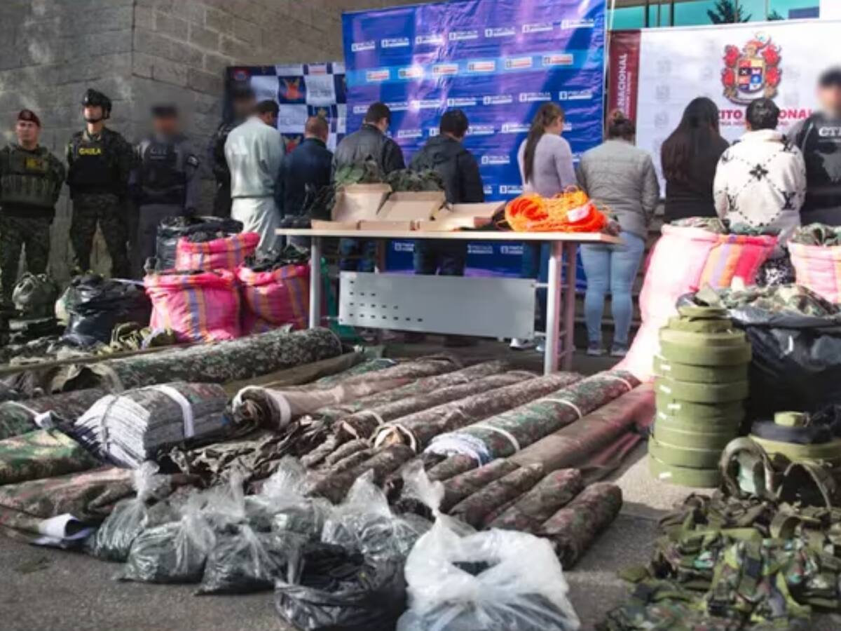 Desarticulada red de tráfico de armas y explosivos en Bogotá y Tolima