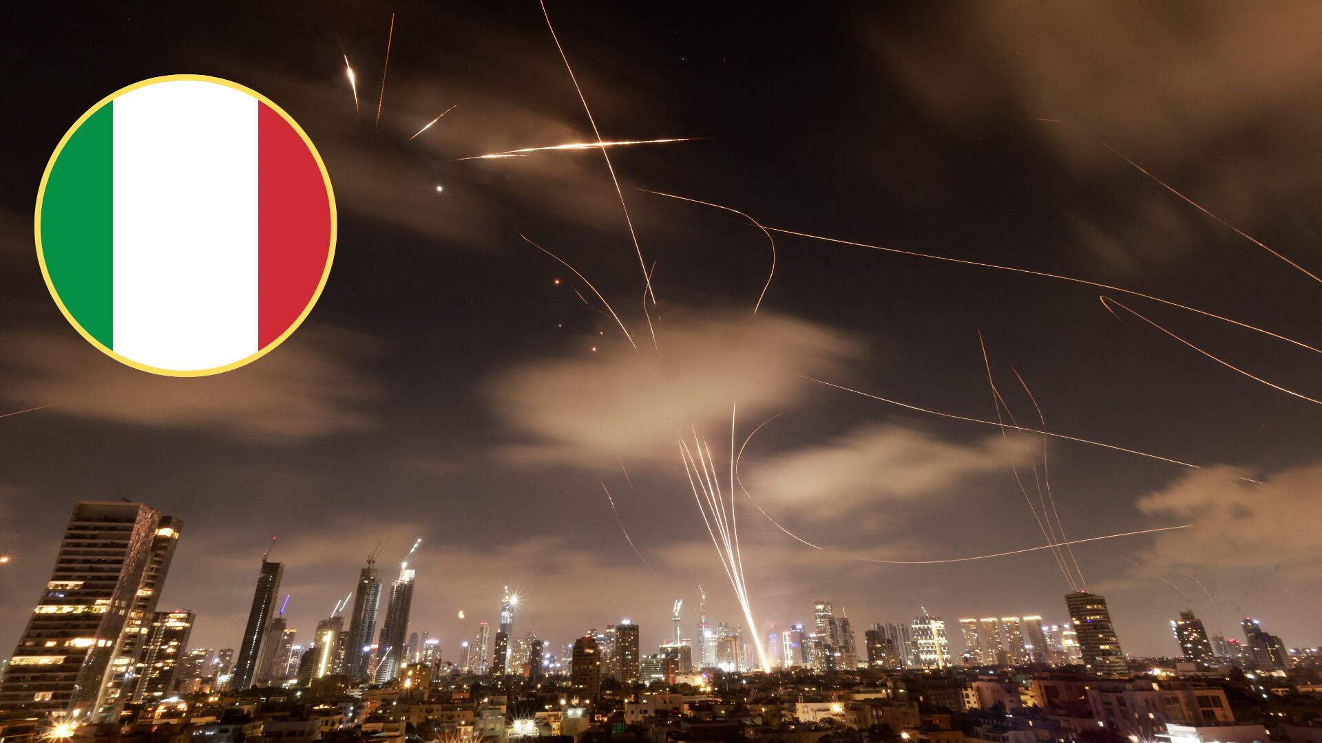 Bombardeos en Israel. Foto:  MENAHEM KAHANA/AFP via Getty Images.