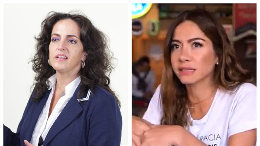 La senadora insinuó que le "ponían los cachos" a la activista política.. Foto: Colprensa y Twitter