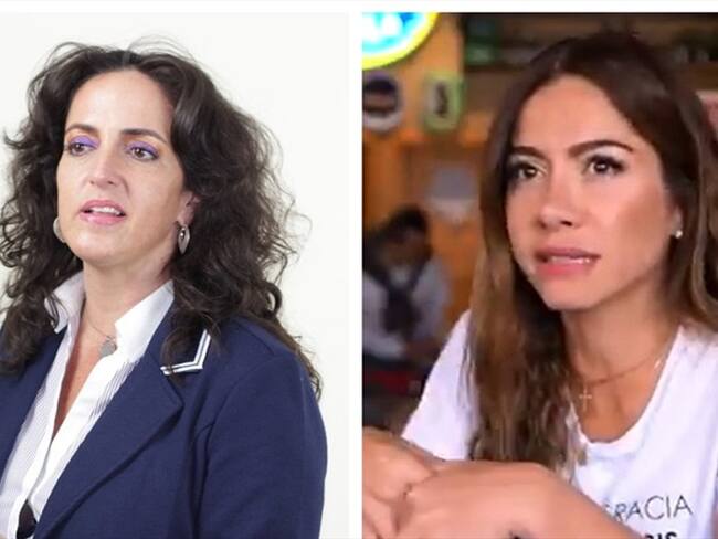 La senadora insinuó que le "ponían los cachos" a la activista política.. Foto: Colprensa y Twitter