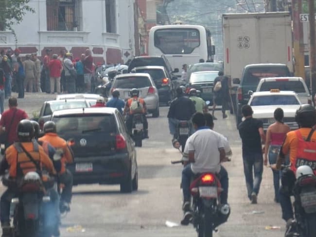 La comunidad atendió el llamado de Guaidó y salió a marchar.. Foto: Twitter