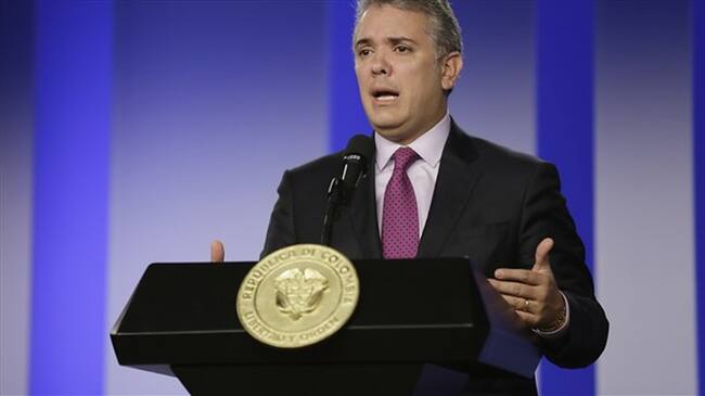 Iván Duque, presidente de Colombia. Foto: Colprensa