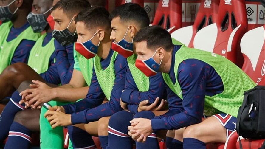 Leonel Messi se quedó en la banca en el partido del PSD ante el Reims. Foto: Getty Images / NurPhoto / Colaborador