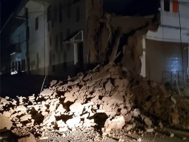 Hasta el momento una familia colombiana tuvo pérdidas materiales en la ciudad de Yarimaguas tras el fuerte sismo que sacudió Perú y Colombia. Foto: Getty Images