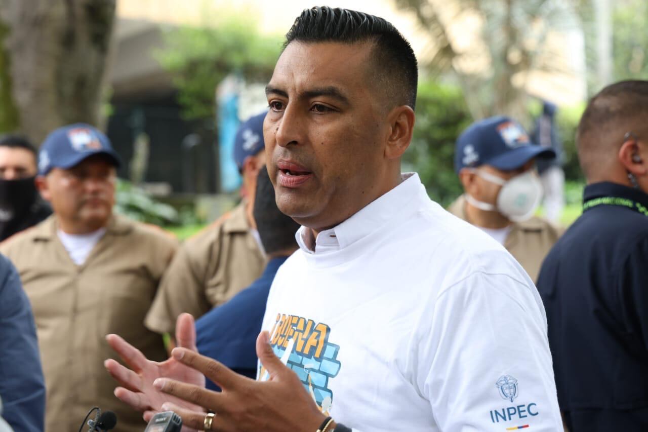 “¡Buena esa!”: la campaña, liderada por el director general del INPEC, teniente coronel Daniel Fernando Gutiérrez Rojas. Foto: Inpec.