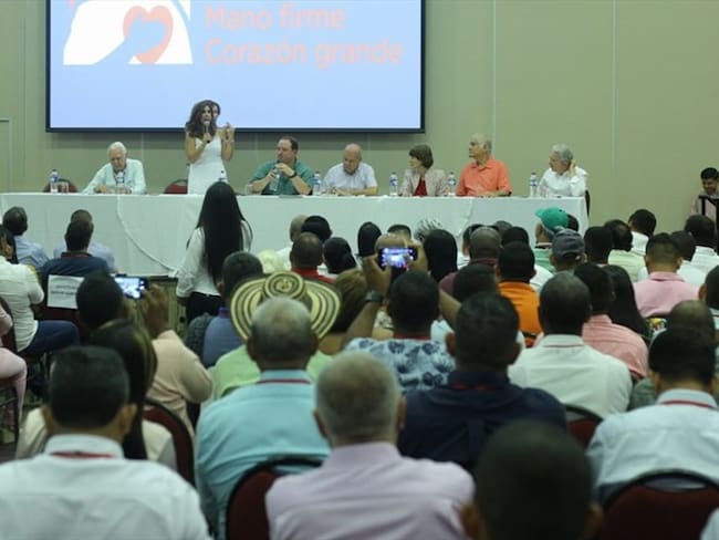 La convención del uribismo se adelantó en el Centro de Convenciones del Hotel Las Américas, en el norte de Cartagena. Foto: Cortesía