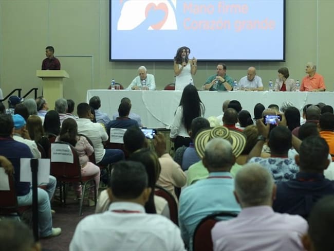 La convención del uribismo se adelantó en el Centro de Convenciones del Hotel Las Américas, en el norte de Cartagena. Foto: Cortesía