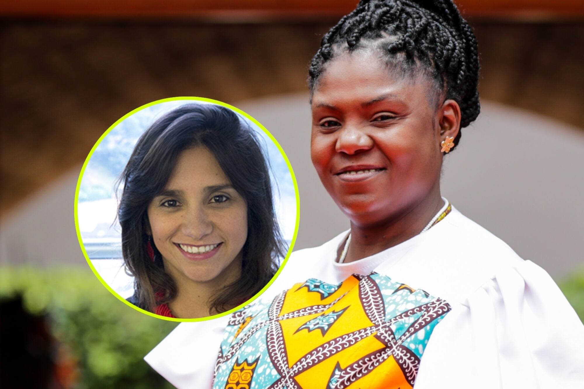 Diana Marcela Gómez y Francia Márquez | Fotos: Universidad de los Andes y Colprensa