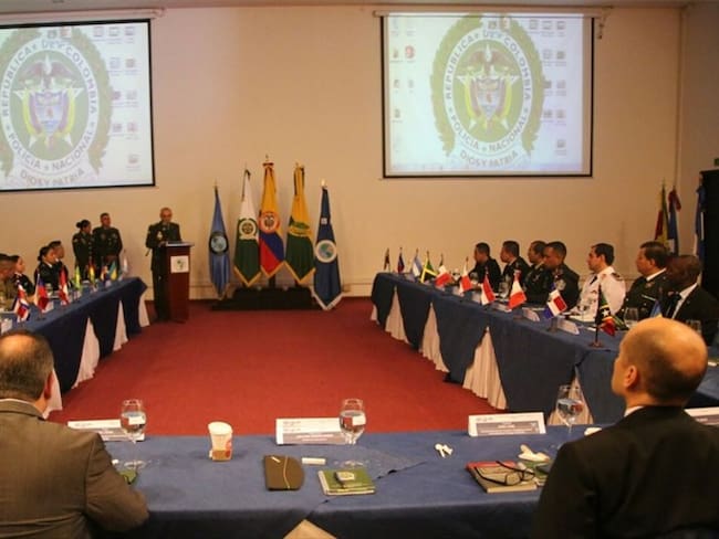 Autoridades de 11 países se capacitan en Colombia en lucha antidrogas. Foto: Cortesía Policía Nacional