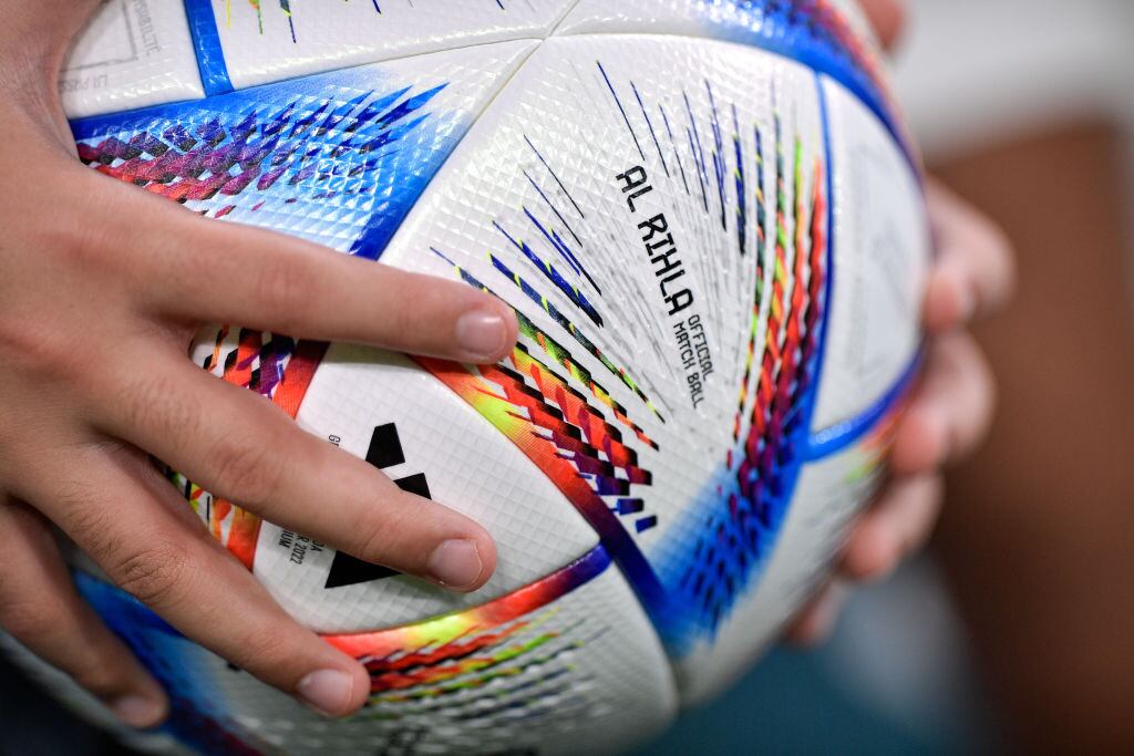 Balón oficial Mundial de Qatar 2022. Foto: Pablo Morano/BSR Agency/Getty Images