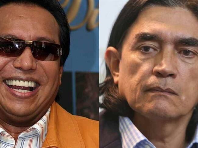 Diomedes Díaz y Gustavo Bolívar. Foto: Colprensa