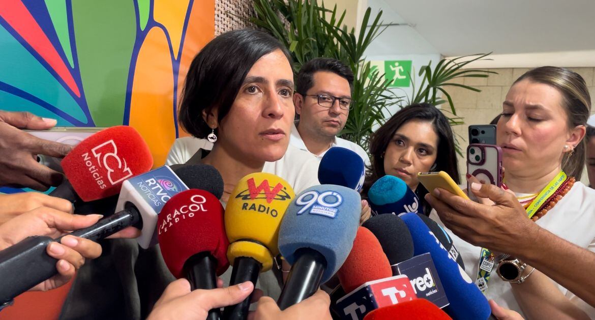 Susana Muhamad, ministra de Ambiente. Foto: W Radio.