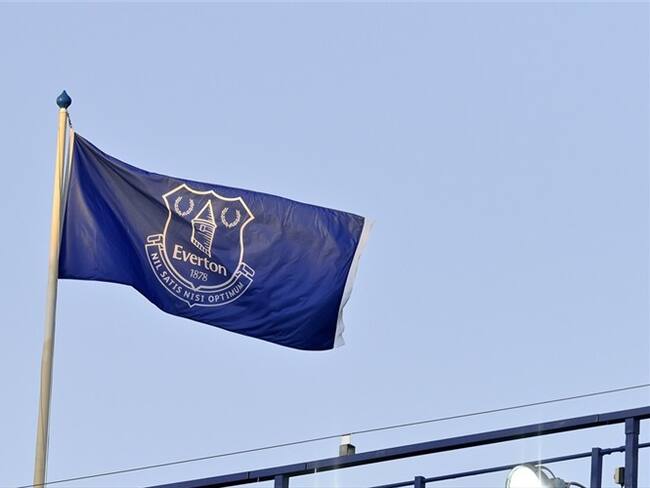 Bandera del Everton F.C.. Foto: Tony McArdle/Everton FC via Getty Images