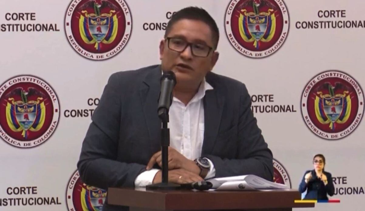 Alcalde encargado de Mesetas (Meta), Julio César Torres. Foto: Corte Constitucional.