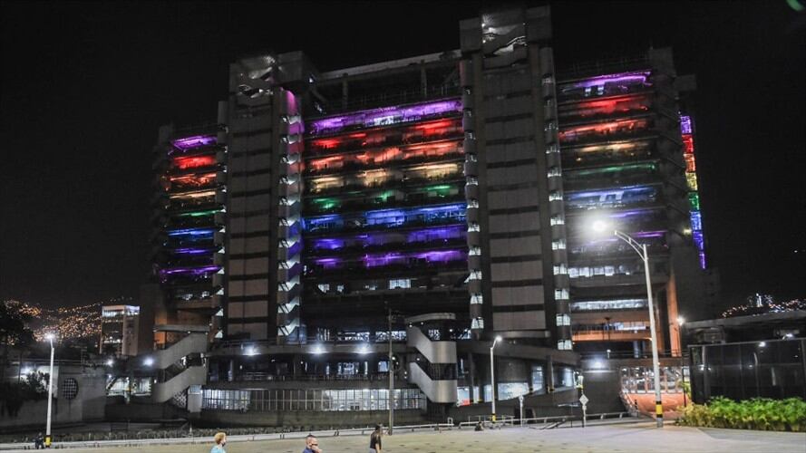 Edificio de EPM en Medellín. Foto: Getty Images /  JOAQUIN SARMIENTO