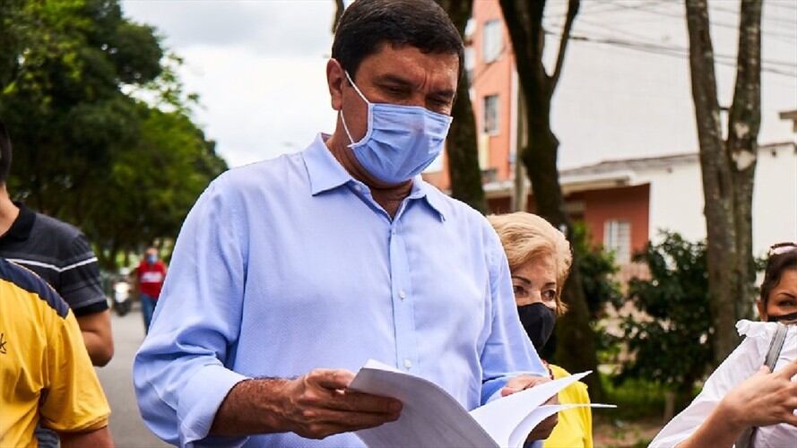 Juan Carlos Cárdenas . Foto: Alcaldía de Bucaramanga