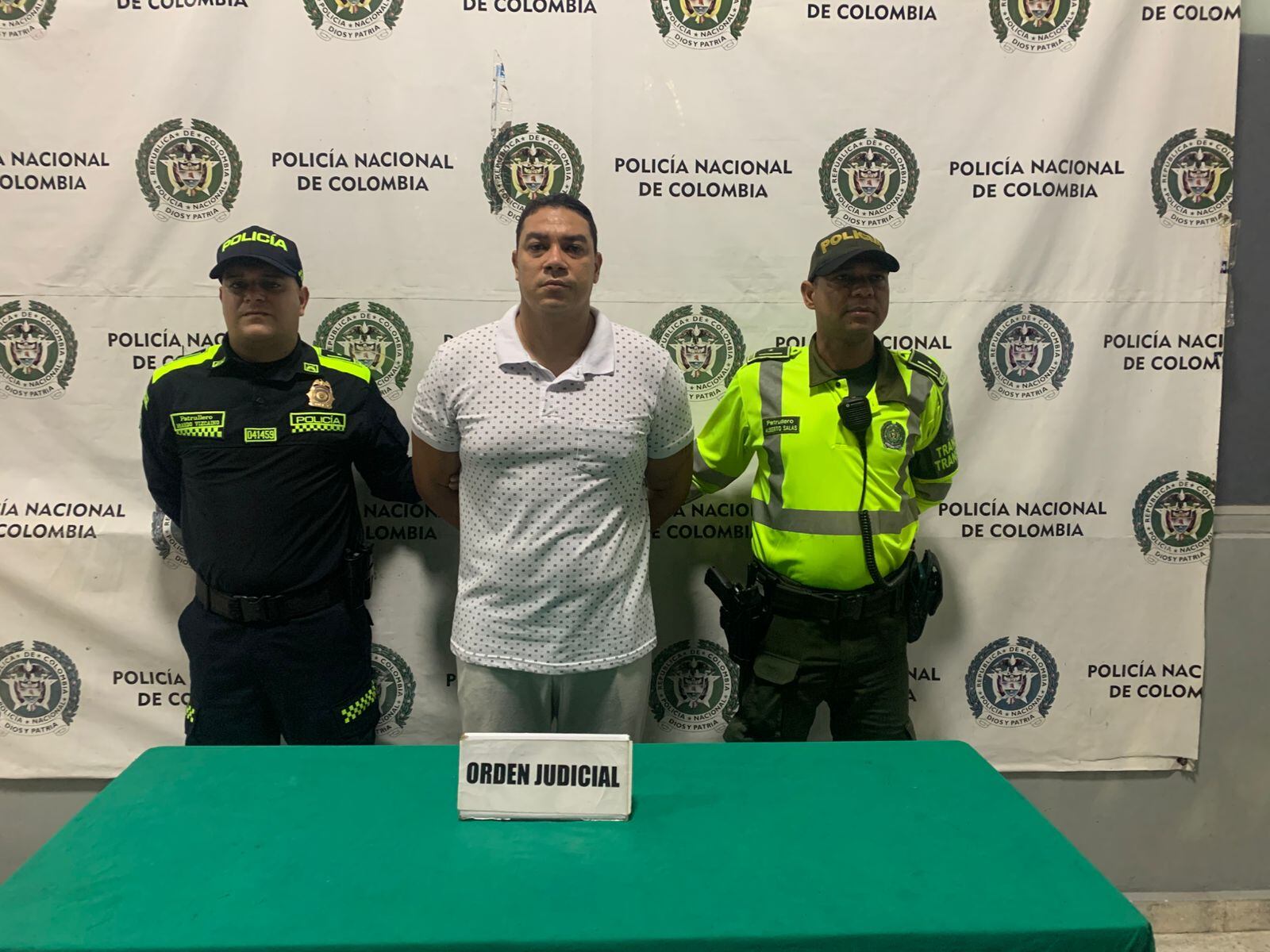 Capturan a conductor ebrio responsable de la muerte de un universitario en Barranquilla. Foto: Policía Metropolitana de Barranquilla.