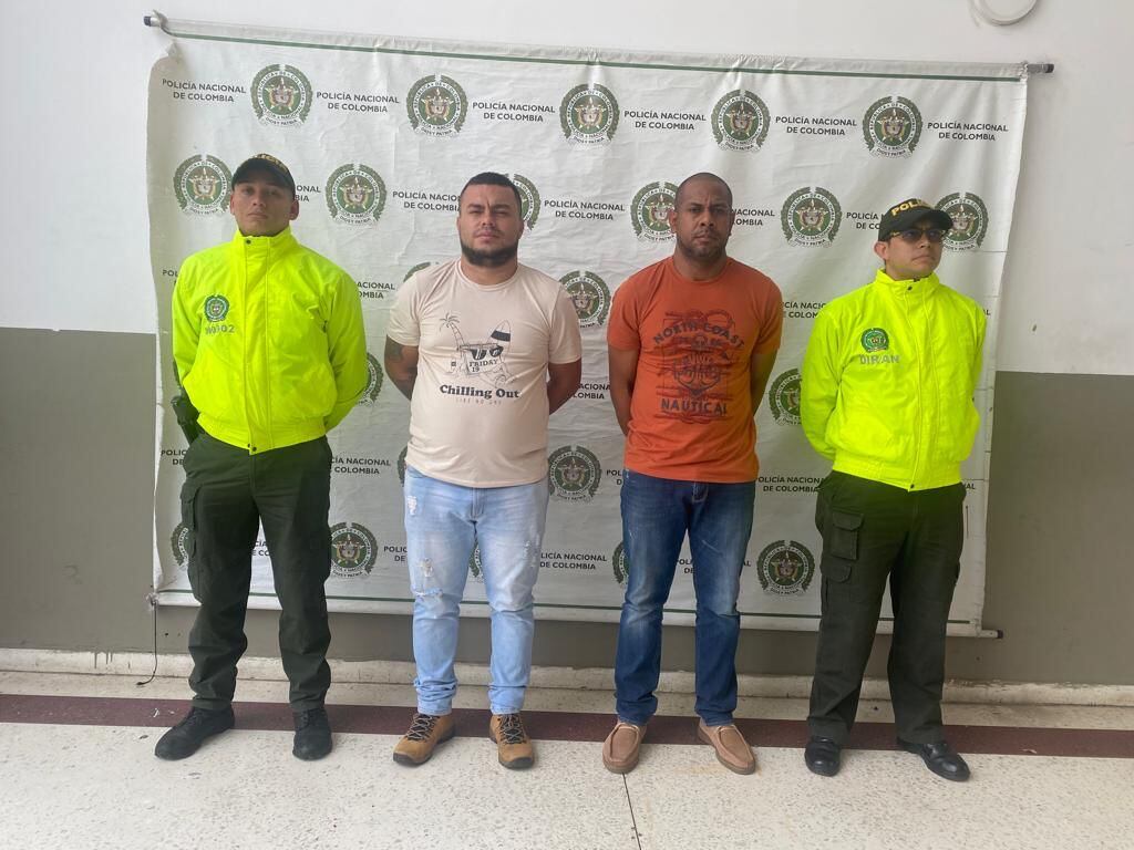 Capturados en operación 'Kronos'. Foto: Policía Nacional