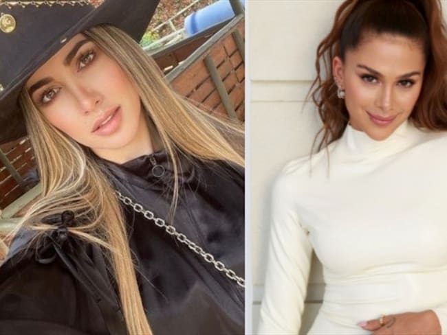 Nanis Ochoa habría confirmado el embarazo de Greeicy Rendón. Foto: Instagram: @nanis8a y Colprensa