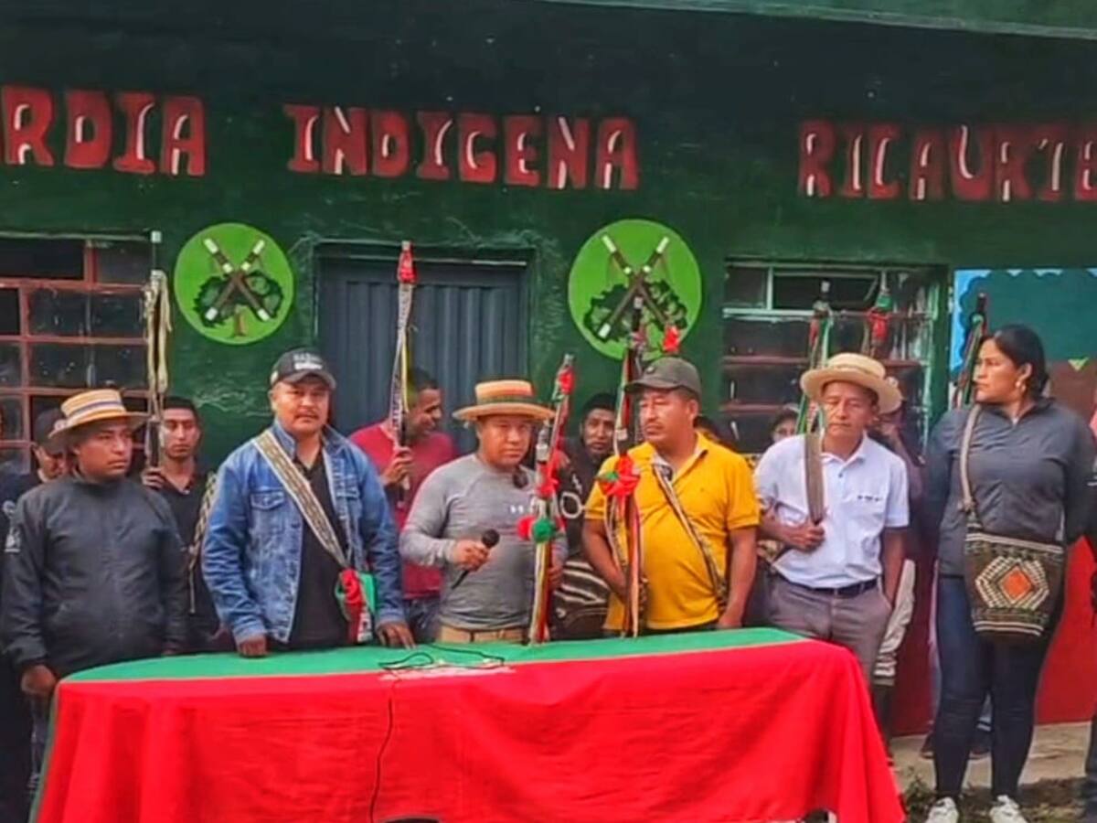 Autoridades confirmaron el confinamiento de más de 1400 personas por combates en el Cauca