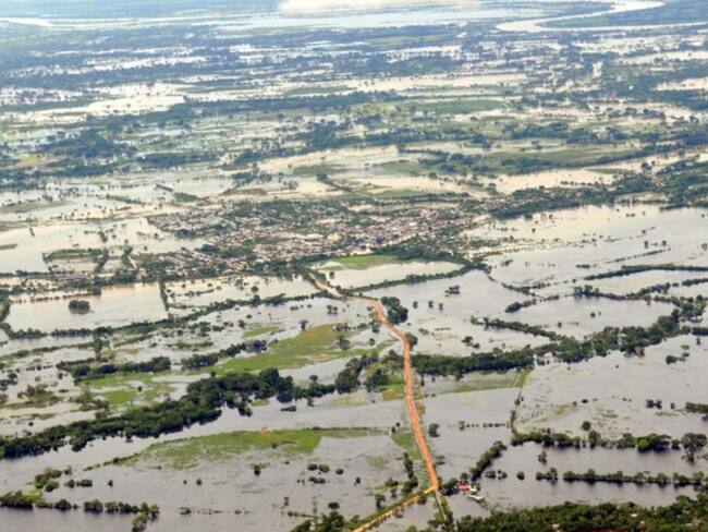 Inundaciones en La Mojana. Foto: (COLPRENSA-SIG)