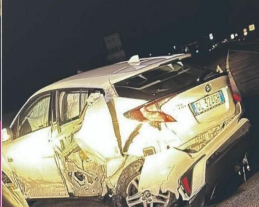 Accidente automovilístico. Foto: Cortesía