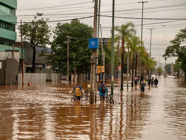 Inundaciones en Brasil. Foto: Getty Images.