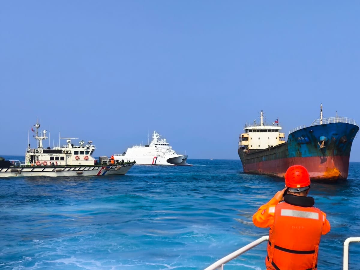 Taiwán detuvo al capitán del Hong Tai 58, el barco sospechoso de dañar un cable submarino