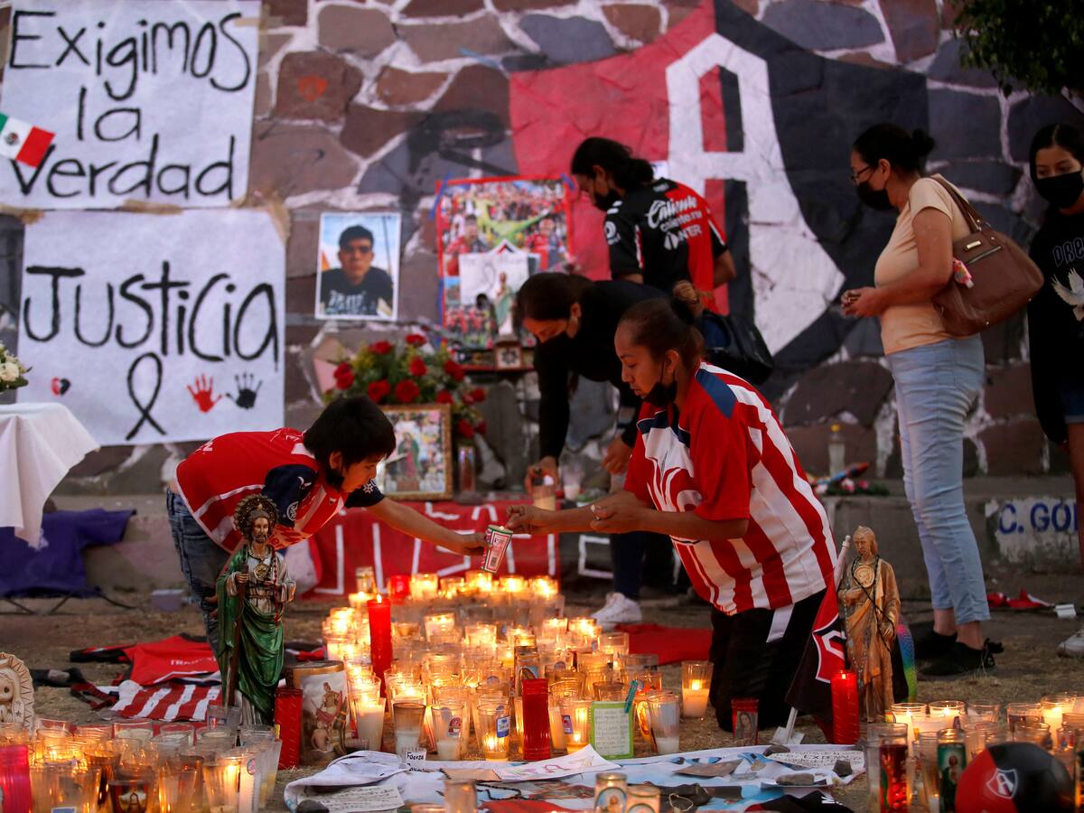 Detenidos 10 presuntos implicados en hechos violentos en un partido de fútbol en México