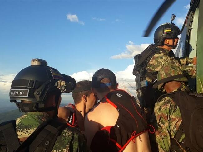 Al parecer, los deportistas fueron afectados por las altas temperaturas registradas en las últimas horas en la zona y la falta de hidratación. Foto: Ejército Nacional