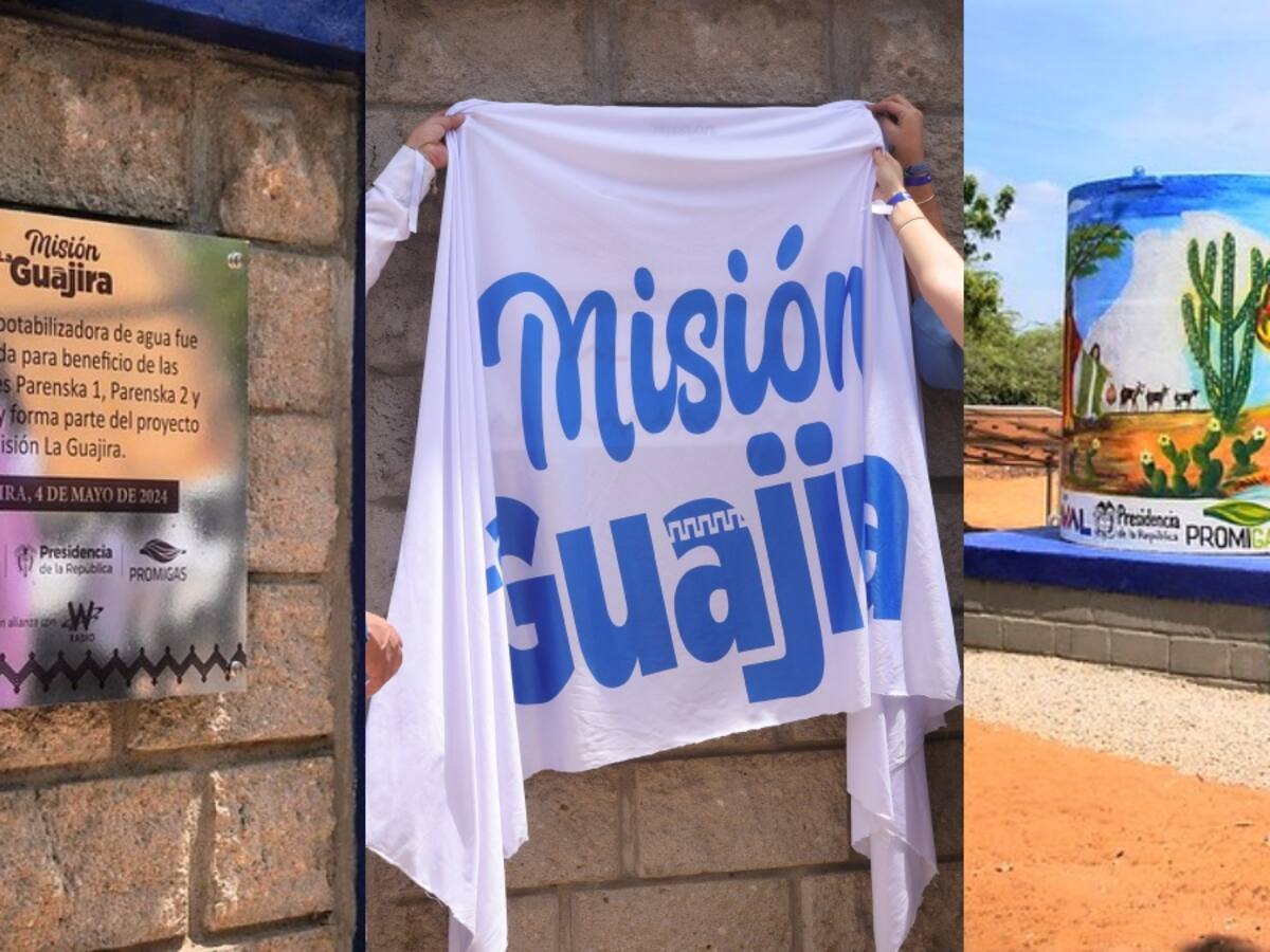 Fotos: así fue la entrega de la planta potabilizadora de agua en Manaure, La Guajira