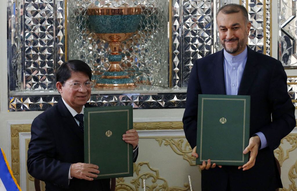 Nicaragua e Irán firman memorando de cooperación. Foto: Getty Image.s