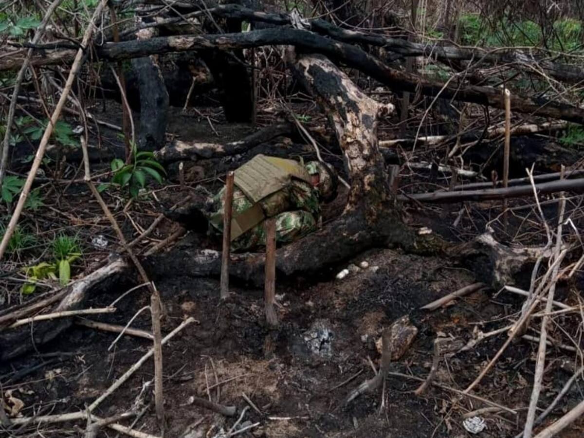 Destruyen explosivos que iban a ser utilizados contra la fuerza pública