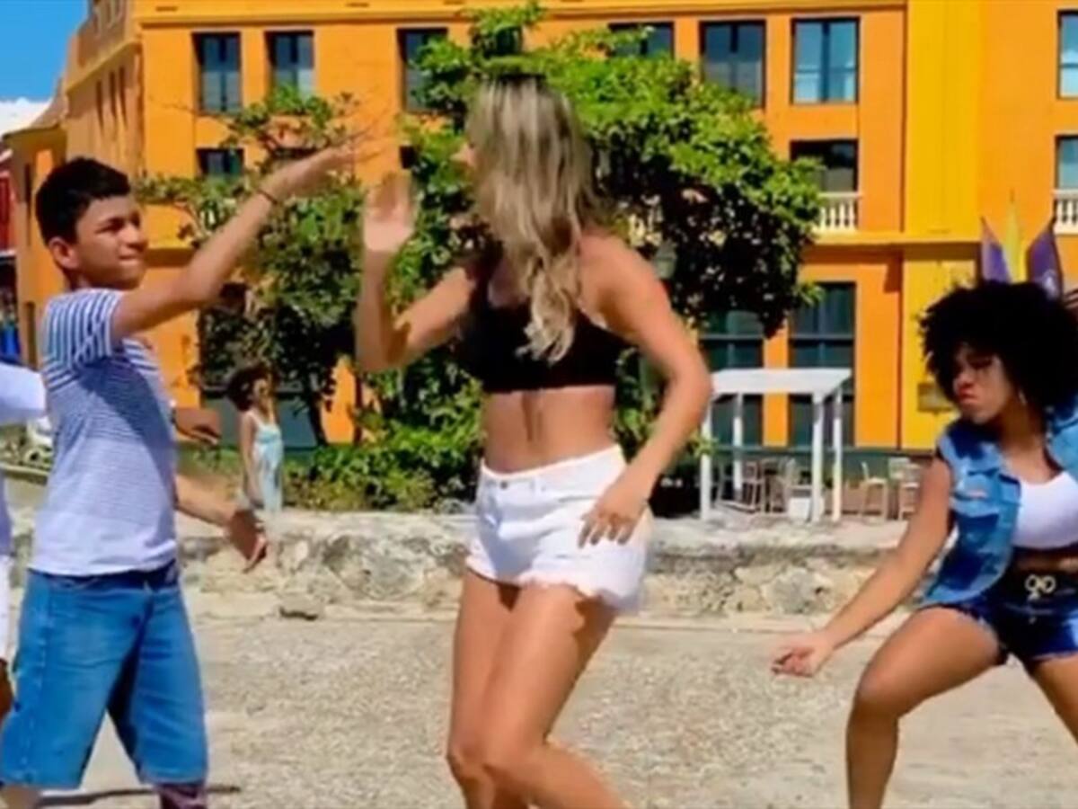El niño a quien Daniella Álvarez animó a bailar, le envió un emotivo mensaje