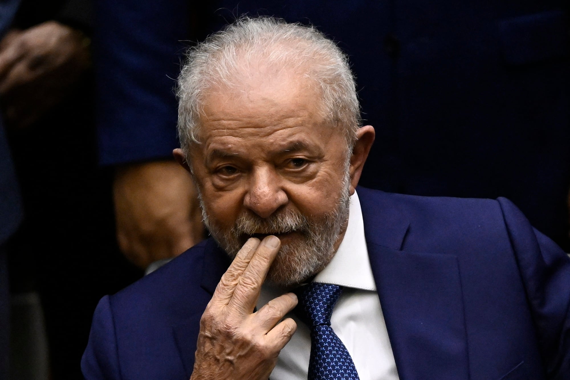 Lula da Silva. (Photo by MAURO PIMENTEL/AFP via Getty Images)