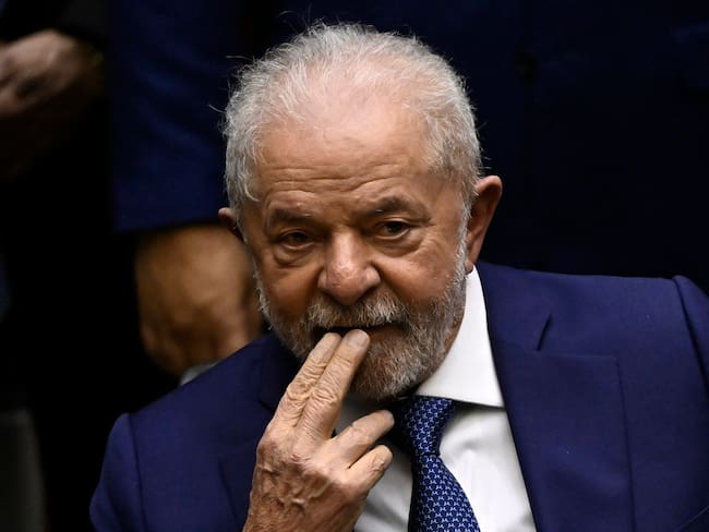 Lula da Silva. (Photo by MAURO PIMENTEL/AFP via Getty Images)