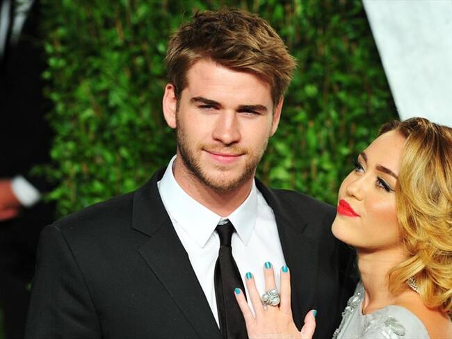 Liam Hemsworth y Miley Cyrus. Foto: Getty Images